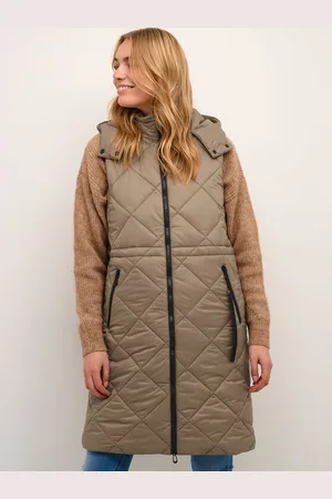 Cream Bodywarmer Crgaiagro 10611585 Loose Fit