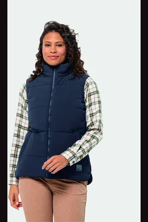 Jack Wolfskin Bodywarmer White Frost Vest 1207371 Regular Fit