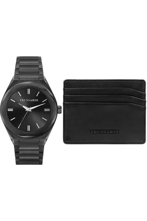 Trussardi Uhr und Kartenetui Set R2453156007