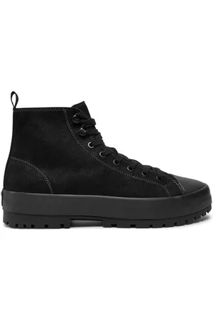 Calvin Klein Schnürstiefeletten Lugged Hybrid High Laceup Auth YM0YM01092