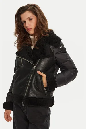 Blauer Fellmantel 24WBLDL01417 Regular Fit
