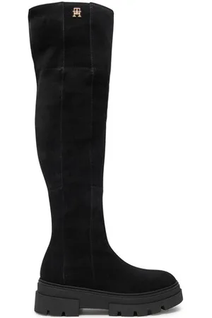 Tommy Hilfiger Overknees Suede Over-The-Knee Boot FW0FW08159