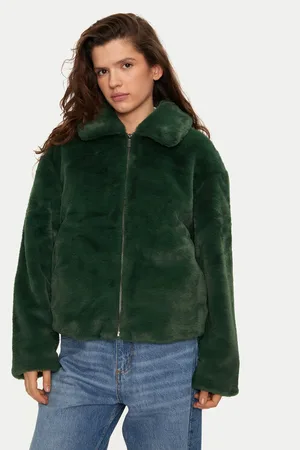 Benetton Pelzmantel 2FBDDN06V Regular Fit
