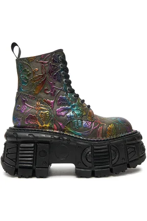 New Rock Schnürstiefel M-MILI084C-S21