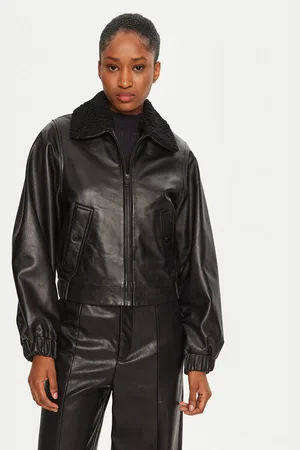 Serge Pariente Lederjacke Audrey Relaxed Fit