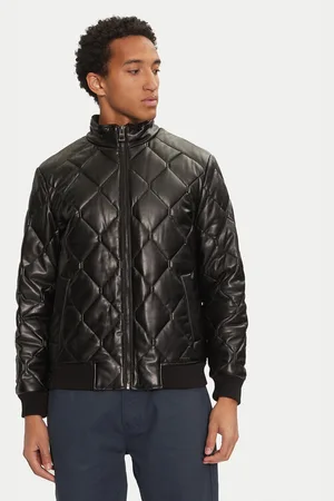 Guess Jacke aus Kunstleder M4BL28 WGJ60 Regular Fit