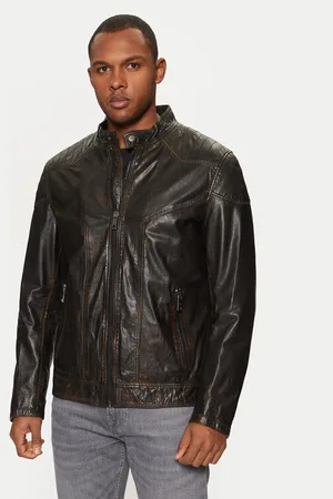 Milestone Lederjacke Arlington 51103860545 Regular Fit