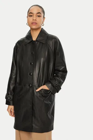LUISA SPAGNOLI Lederjacke Superbo 541221 Loose Fit