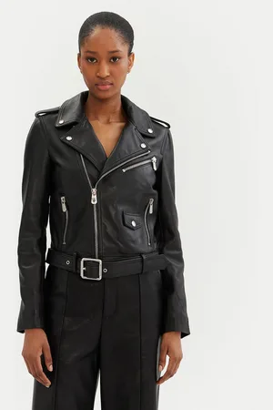 Pinko Lederjacke 103897 A21L Regular Fit