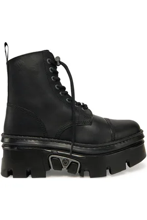 New Rock Schnürstiefel M-WALL083CCT-S11