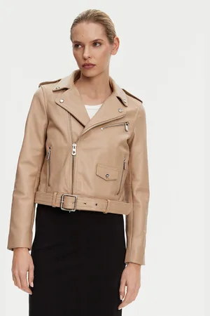 Pinko Lederjacke 103897 A21L Regular Fit