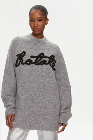 ROTATE Pullover Knit Oversize Logo Jumper 1120921249 Oversize