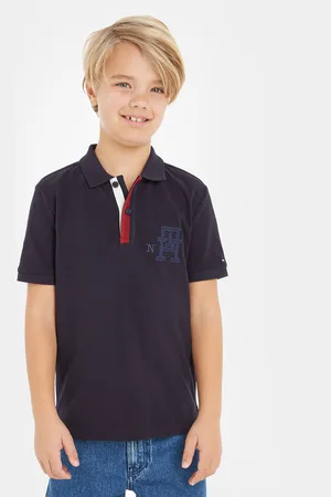 Tommy Hilfiger Poloshirt Splitted Global Sripe KB0KB08318 D Regular Fit