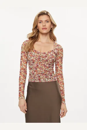 Guess Bluse W4GP24 KBAH2 Slim Fit