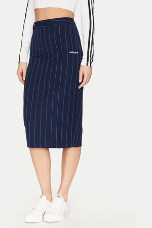 adidas Bleistiftrock Pinstripe JD2576 Slim Fit