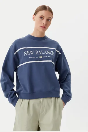 New Balance Sweatshirt Athletics Nautical Lobster WT51923 Oversize