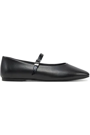 Calvin Klein Ballerinas Ballerina New Buckle - Lth HW0HW02483