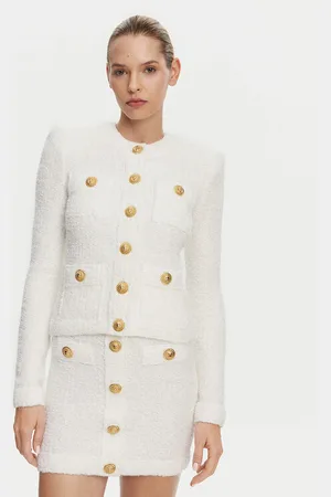 Balmain Strickjacke DF1SK249KH10 Regular Fit