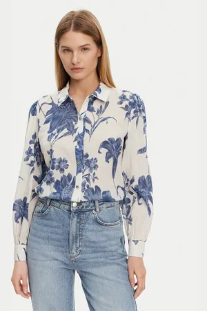 Guess Bluse W5GH85 WH6C0 Regular Fit