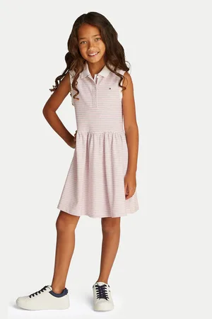 Tommy Hilfiger Kleid für den Alltag KG0KG08486 D Regular Fit