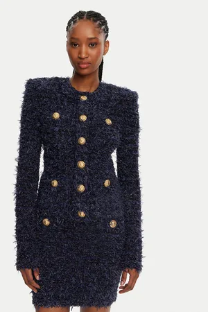 Balmain Strickjacke DF0SK249KH74 Regular Fit