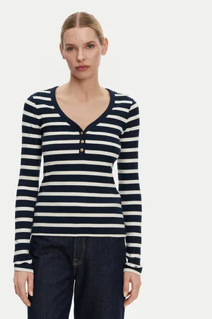 Tommy Hilfiger Bluse Henley WW0WW43905 Slim Fit
