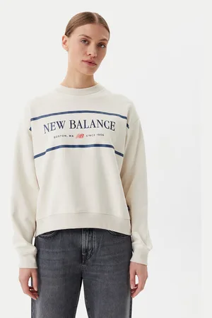 New Balance Sweatshirt Athletics Nautical Lobster WT51923 Oversize