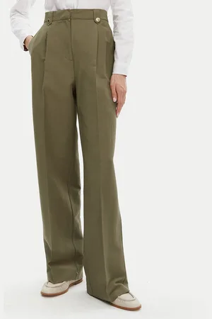 Barbour Stoffhose Ava LTR0386GN74 Wide Leg