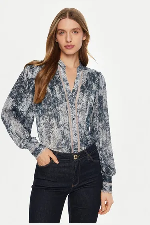 Guess Bluse W5RH16 WDW82 Regular Fit