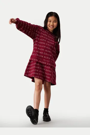 Calvin Klein Strickkleid Logo Aop IG0IG02665 Regular Fit