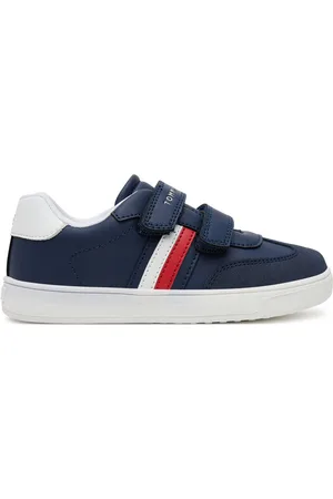 Tommy Hilfiger Sneakers Stripes Low Cut Lace Velcro Sneaker T1X9-33840-1269 S