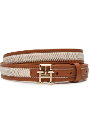 Tommy Hilfiger Damengürtel Th Logo 2.5 Canvas AW0AW17249