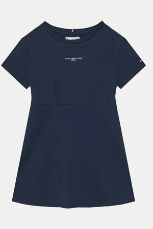 Tommy Hilfiger Kleid für den Alltag KG0KG08350 S Regular Fit
