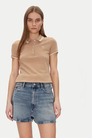 Tommy Hilfiger Poloshirt Feminine Sporty Slim Polo Ss WW0WW44517 Regular Fit