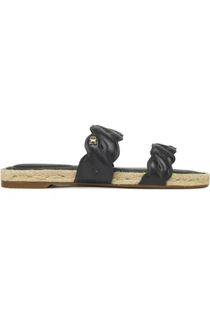 Tommy Hilfiger Espadrilles Leather Rope Espadrille Mule FW0FW08503