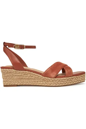 Tommy Hilfiger Espadrilles Leather & Suede Mid Wedge Espad FW0FW08804