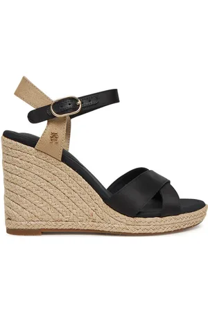 Tommy Hilfiger Espadrilles Satin High Wedge Espadrille FW0FW08602