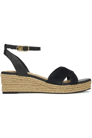 Tommy Hilfiger Espadrilles Leather & Suede Mid Wedge Espad FW0FW08804