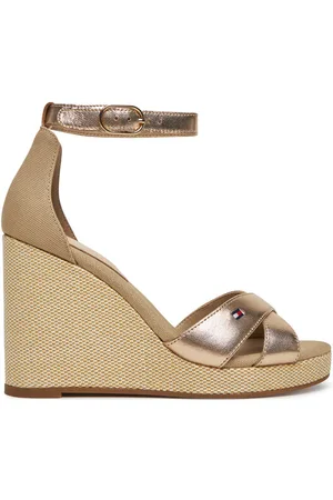 Tommy Hilfiger Sandalen Flag Metallic High Wedge Espad FW0FW08811