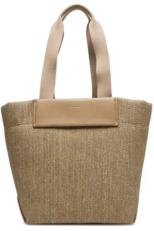 Calvin Klein Handtasche Ck Raffia Medium Shopper K60K613174