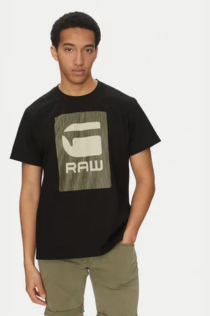 G-Star T-Shirt Burger Box Rain D26478-C336 Regular Fit