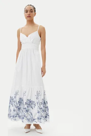 Guess Sommerkleid W5GT26 WH580 Regular Fit