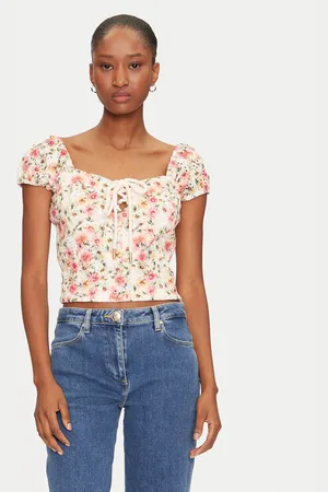 Guess Bluse W5GP13 KCVA1 Slim Fit