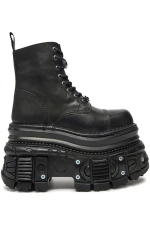 New Rock Schnürstiefel M-MILI083CCT-C4