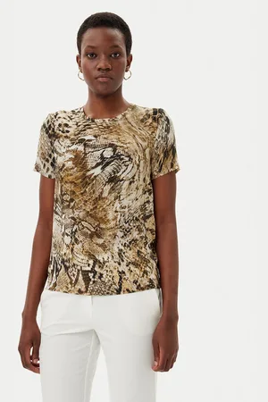 Guess Bluse Blusa tatjana ss printed Comfort Fit