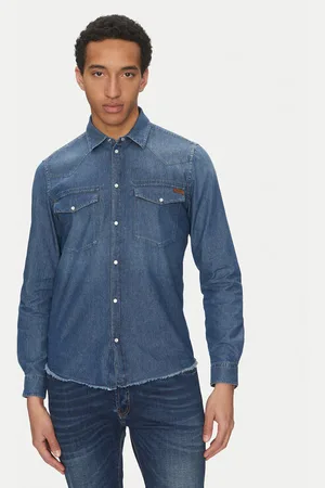 Liu Jo Jeanshemd QA5294 D0256 Regular Fit