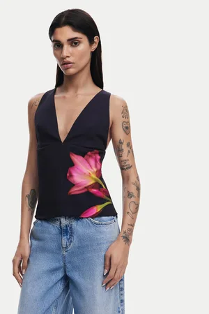 Desigual Top 25SWBW09 Regular Fit