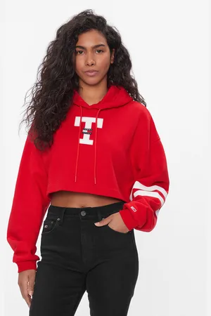 Tommy Hilfiger Sweatshirt Letterman Flag DW0DW16122 Relaxed Fit