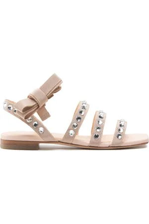 AGL ATTILIO GIUSTI LEOMBRUNI Sandalen Crystal Flat D667034PCKG085F643