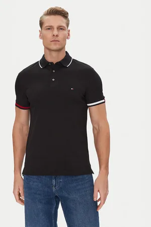 Tommy Hilfiger Poloshirt Flag Cuff MW0MW38458 Slim Fit